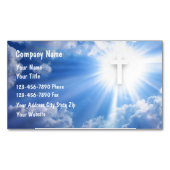 Église chrétienne Cartes de visite magnétiques (devant)