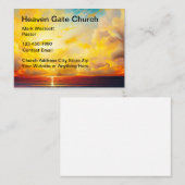 Église chrétienne pittoresque Thème Grands Cartes  (Devant / Derrière)