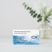 Église chrétienne Thème Carte de visite moderne (Debout devant)