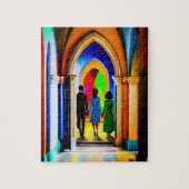"Église" Christian Art Puzzle (Vertical)
