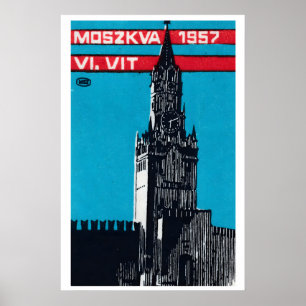 Église de Moscou - Impression de boîte d'allumette
