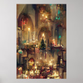 Église de Noël, affiche Cadeaux de Noël (Devant)