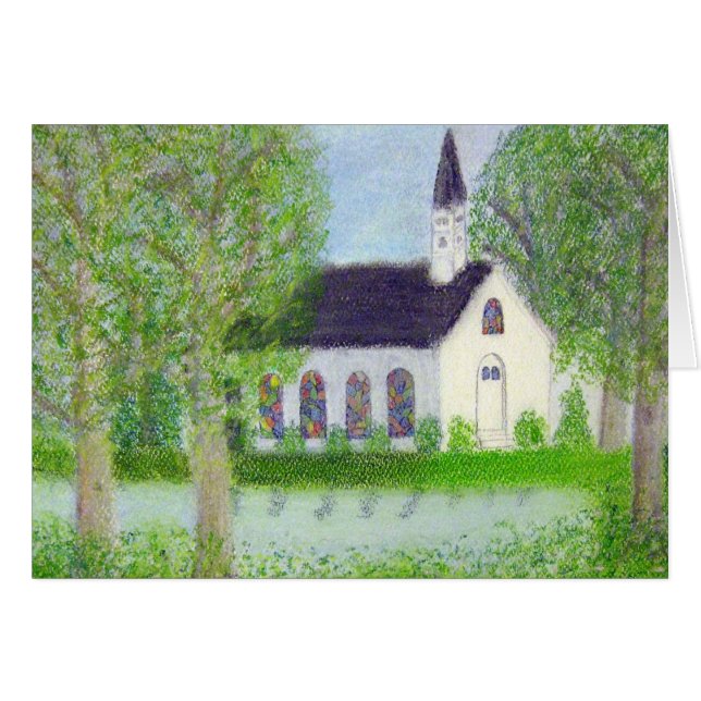 Église de pays (Devant Horizontal)