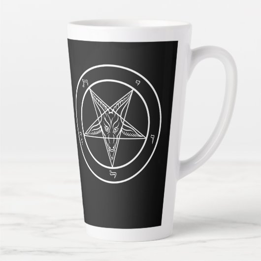 Église de Satan Baphomet Tall 17 oz Latte Mug (Droite)