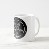Église de Satan Sigil Noir de la tasse de Baphomet (Devant droit)