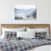 Eglise de Zillertal en toile d'hiver (Insitu(Chambre))