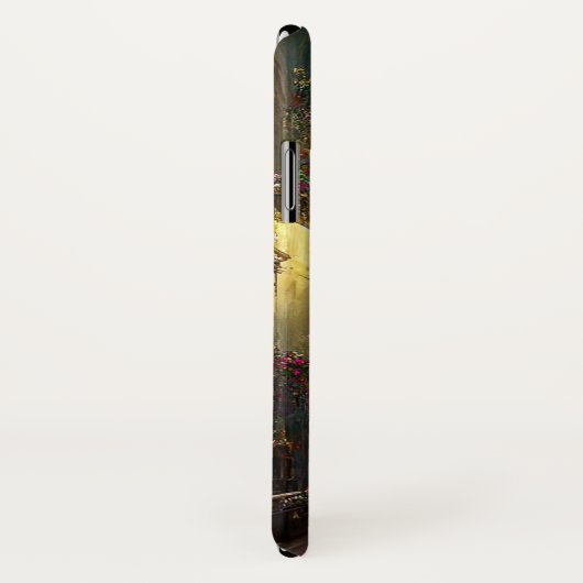 Église des fleurs d'Imaginaire - Coque iphone (Dos/Droite)