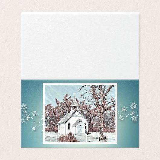 Église d'hiver no 1 (Outside Unfolded)
