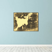 Eglise Duc Ba - Toile Vintage (Insitu (Plancher de Bois))