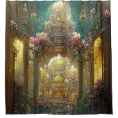 Église Fleur Fantastique - Rideau de Douche (Devant)