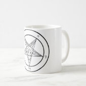 Église officielle de Satan Sigil de tasse de (Devant droit)