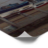 Église orthodoxe Île Mykonos Grèce Poster (Coin)