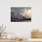Église orthodoxe Île Mykonos Grèce Poster (Cuisine)