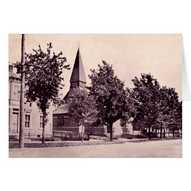Église presbytérienne de Wellston Ohio (Devant horizontal)
