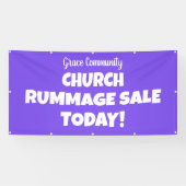 Eglise Rummage Vente ! Bannière personnalisée (Horizontal)