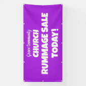 Eglise Rummage Vente ! Bannière personnalisée (Verticale)