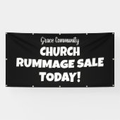 Eglise Rummage Vente ! Bannière personnalisée (Horizontal)
