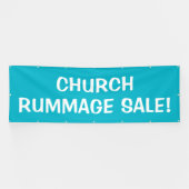 Eglise Rummage Vente ! Grande bannière (Horizontal)