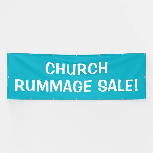 Eglise Rummage Vente ! Grande bannière (Horizontal)