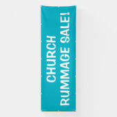 Eglise Rummage Vente ! Grande bannière (Verticale)