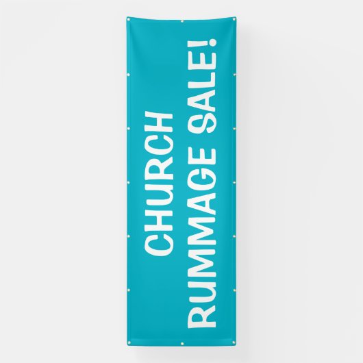 Eglise Rummage Vente ! Grande bannière (Verticale)