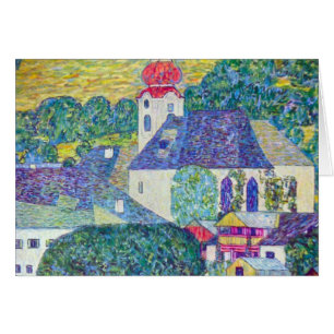 Eglise St Wolfgang par Gustav Klimt, Art Victorien