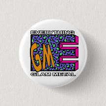 EGM Blue Leopard Logo Small Button