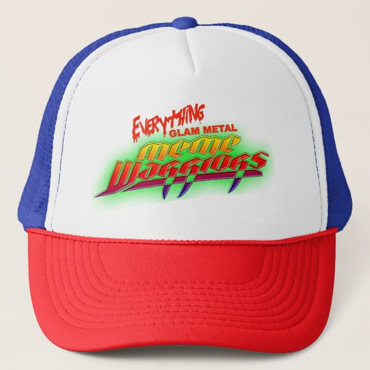 EGM "Meme Warriors" Ltd. Trucker Hat Pet (Voorkant)