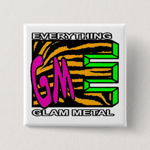 EGM Oranje Tiger Stripe Logo Square Button