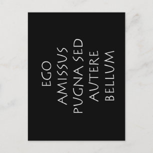 Ego amissus pugna sed autere bellum briefkaart