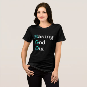 EGO   God uit de weg ruimen – Recovery Slogan Tri-Blend Shirt
