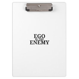 Ego Is The Enemy Minimalist Typewriter Clipboard Klembord