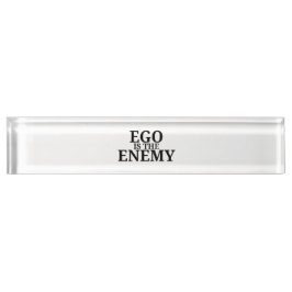 Ego Is The Enemy Minimalist Typewriter Desk Name Naambordje