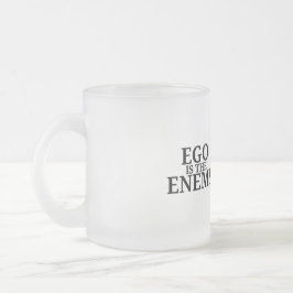 Ego Is The Enemy Minimalistische Schrijfmachine Ma Matglas Koffiemok