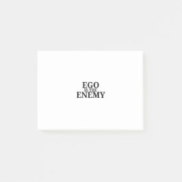 Ego Is The Enemy Minimalistische Schrijfmachine Po Post-it® Notes