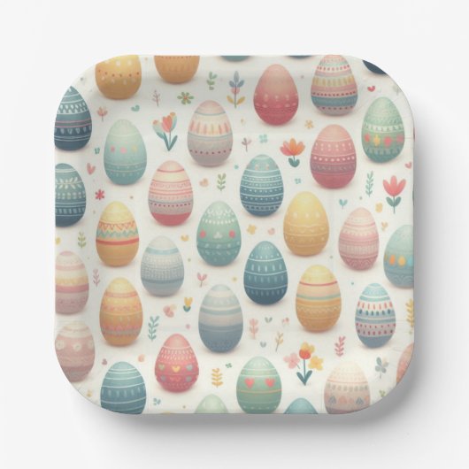 egocentrisch papieren bordje (Voorkant)