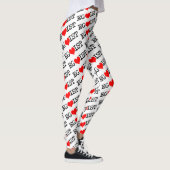 Egoist Red Heart Leggings (Rechts)