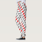 Egoist Red Heart Leggings (Links)