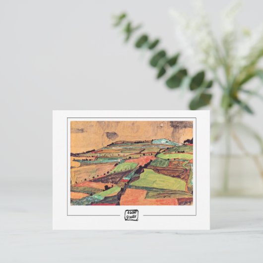 Egon Schiele #11-2 - Fine Art Briefkaart (Staand voorkant)