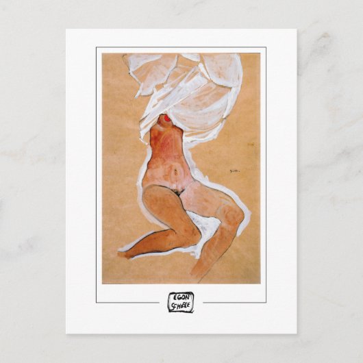 Egon Schiele #14 - Carte postale d'art (Devant)