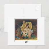 Egon Schiele #17-2 - Carte postale d'art fin (Devant / Derrière)