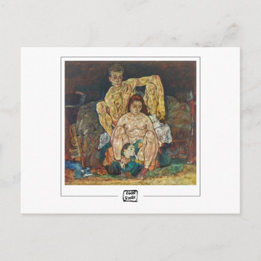 Egon Schiele #17-2 - Fijne Kunst Briefkaart (Voorkant)