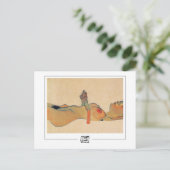 Egon Schiele #1-2 - Carte postale d'art (Debout devant)
