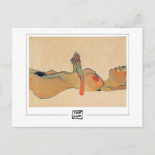 Egon Schiele #1-2 - Carte postale d'art
