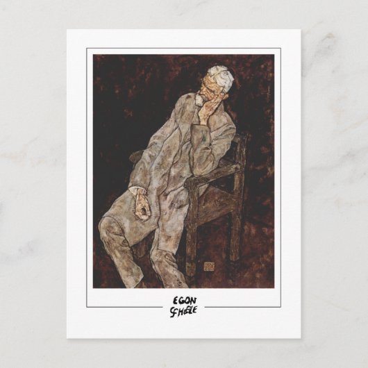 Egon Schiele #260-2 - Kunst Briefkaart (Voorkant)