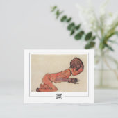 Egon Schiele #269-2 - Carte postale d'art fin (Debout devant)