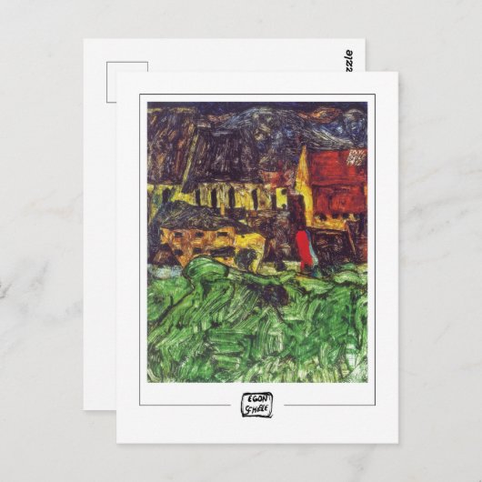 Egon Schiele #2-2 - Carte postale Art (Devant / Derrière)