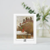 Egon Schiele #308-2 - Carte postale d'art fin (Debout devant)