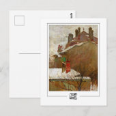 Egon Schiele #308-2 - Carte postale d'art fin (Devant / Derrière)