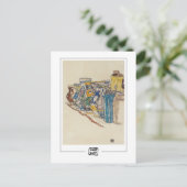 Egon Schiele #344-2 - Carte postale d'art (Debout devant)